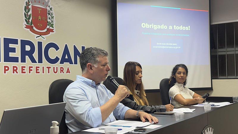 Lei Orçamentária de 2027 tem receita prevista de R$ 1,7 bilhão em Americana