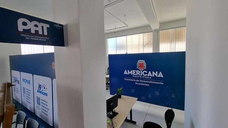 Foto  -  PAT de Americana disponibiliza 204 vagas de emprego