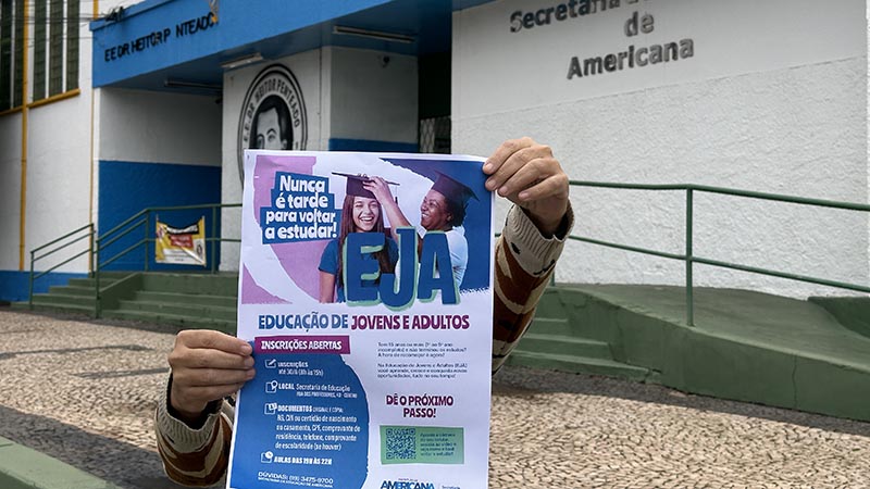  Americana abre inscrições para a EJA e lança a campanha 
