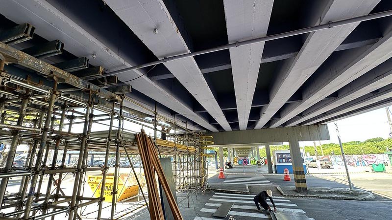 Viaduto Amadeu Elias terá interdição nos dois sentidos na segunda-feira para obras de recuperação