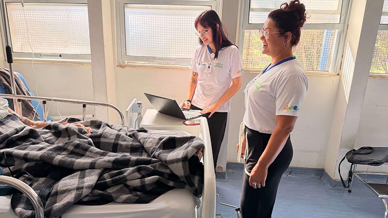 HM e Prefeitura levam Cadastro Único a pacientes internados em situação de vulnerabilidade