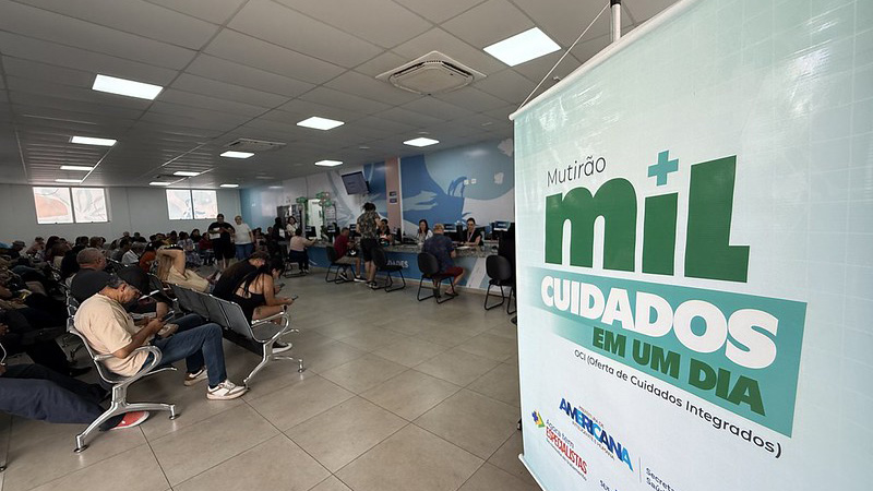 Foto  - Com visita do Ministério da Saúde, 11º mutirão Mil Cuidados Em Um Dia realiza 2,5 mil procedimentos