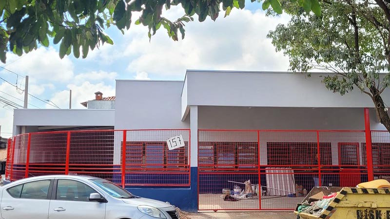  Obras do centro de atividades no Jardim dos Lírios estão em fase de conclusão