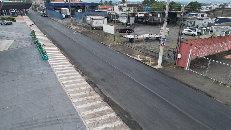 Foto  - Prefeitura conclui obras de recuperação asfáltica na Av. Centurione Boer