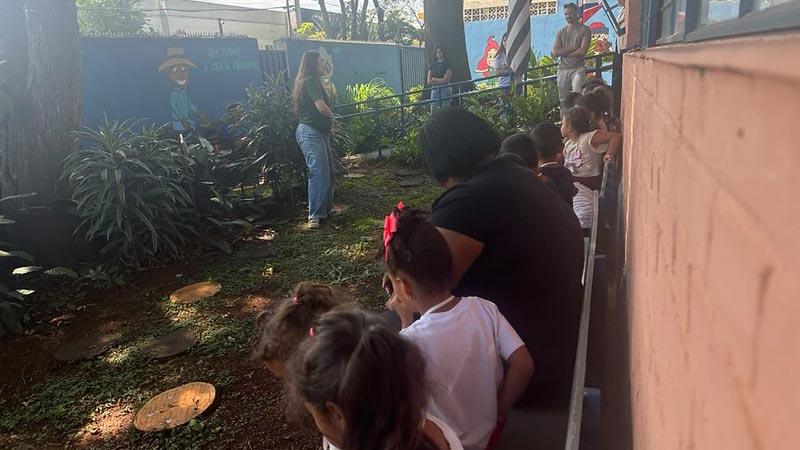 Foto  - Casa da Agricultura recebe estudantes da rede municipal para atividades de educação ambiental